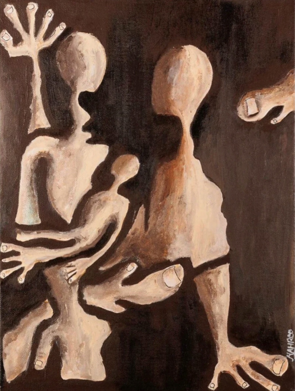 Family – 30×20, Acrylic on canvas