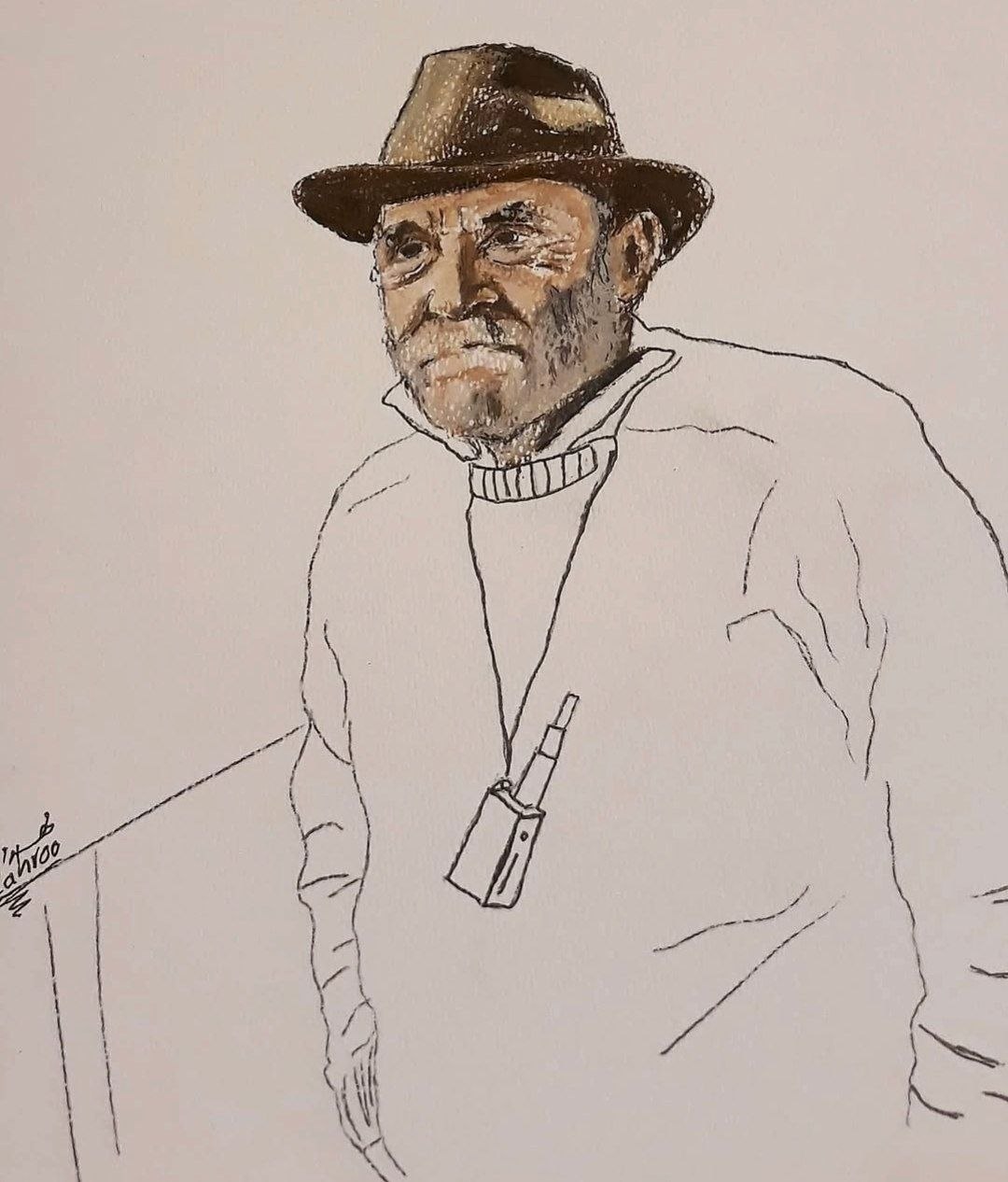 Luigi Galluccio – 25×17, Watercolor on cardboard